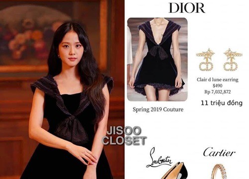 Bóc giá outfit Jisoo tại họp báo phim "Snowdrop": Chuẩn con cưng Dior