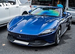 Hình ảnh Ferrari Roma hơn 20 tỷ đồng dạo phố Sài Gòn ngày cuối tuần