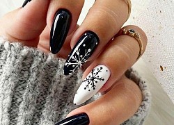 Họa tiết lấp lánh cho mùa đông không lạnh khiến các fans nail artist phát cuồng