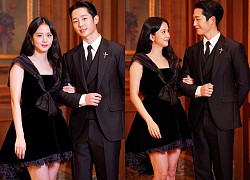 Họp báo hóa sự kiện hoàng gia: Jisoo đẹp lộng lẫy tựa công chúa bên "hoàng tử" Jung Hae In, còn tương tác ngọt như phim nữa trời