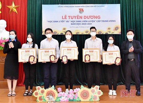 5 học sinh Hà Tĩnh được tuyên dương "Học sinh 3 tốt" cấp Trung ương