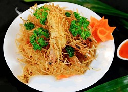 Tôm chiên dừa khô