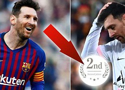 Messi mất kỷ lục kéo dài 10 năm