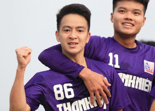 Tiền đạo U23 Việt Nam tỏa sáng trong chiến thắng của U21 Hà Nội