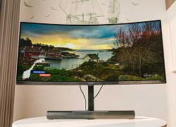 Trên tay Huawei Mateview GT Sound Edition: Màn hình Ultrawide 34-inch cong, 3K 165Hz, tích hợp sẵn Sound-bar