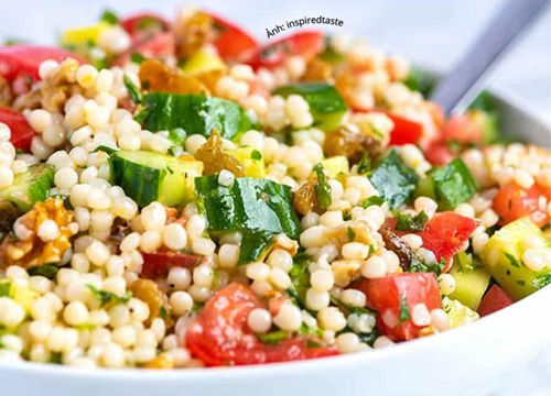 Trưa nay ăn gì: Couscous salad độc đáo ẩm thực Địa Trung Hải