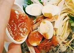 Bánh đa trộn lạ mà quen ăn là ghiền