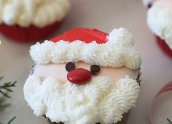 Cách làm bánh cupcake ông già noel dễ thương cho ngày Giáng Sinh