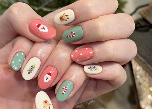 Chiêm ngưỡng những mẫu nail chủ đề Giáng sinh