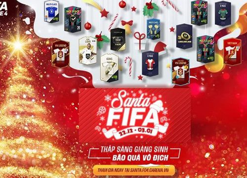 Đón nhận bão quà và cổ vũ Đội tuyển Việt Nam với sự kiện Giáng sinh đến từ FIFA Online 4