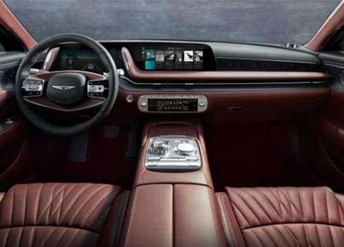 Genesis G90 2023 lộ nội thất cực sang trọng