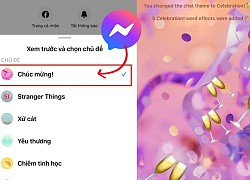 Messenger vừa update thêm theme mới siêu xinh dành cho những buổi tiệc tùng cuối năm, check xem tài khoản của bạn đã có chưa?