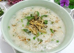 Món cháo trai giàu dinh dưỡng cho bé