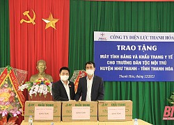 PC Thanh Hóa tặng máy tính cho học sinh có hoàn cảnh khó khăn