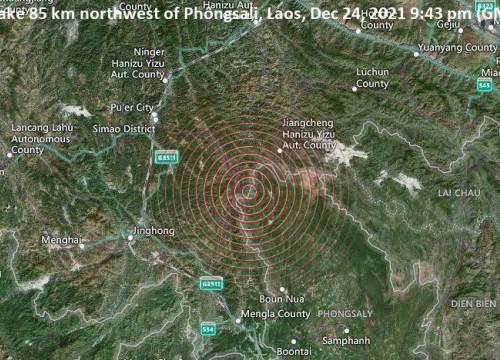 Động đất ở Lào mạnh bao nhiêu độ richter mà gây dư chấn động đất ở Hà Nội?