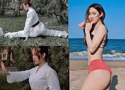 Hot girl Karate Nhật Mai "biến hình" với đường cong quyến rũ nhờ Gym