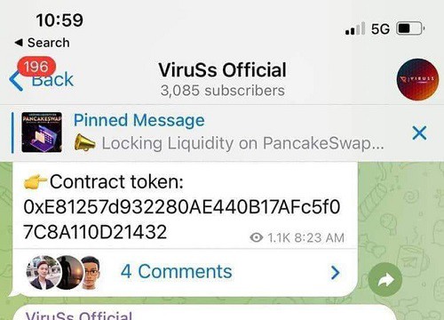 Lan truyền hàng loạt tin nhắn của ViruSs trong group chat Telegram, nội dung có gì mà bị gắn mác "lùa gà"?