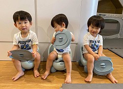 Ông bố của bộ 3 "Daehan, Minguk, Manse" phiên bản Việt tiết lộ mỗi năm dùng gần 7000 chiếc bỉm cho các con khiến ai cũng choáng