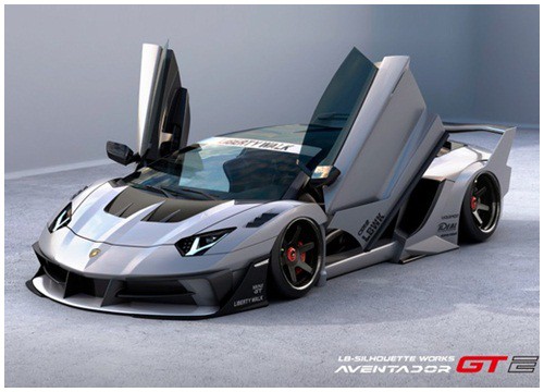 Lamborghini Aventador hầm hố với gói độ của Liberty Walk