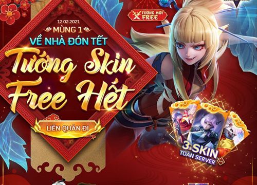 Liên Quân Mobile: Game thủ sẽ nhận về 1 tướng mới, 3 skin và cả Quân Huy miễn phí trong sự kiện Tết Nguyên Đán 2021