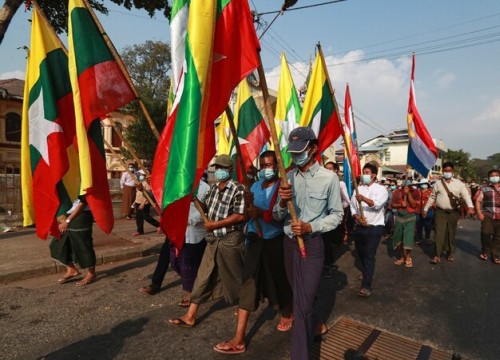 Mạng lưới viễn thông Myanmar bị chặn trong đảo chính