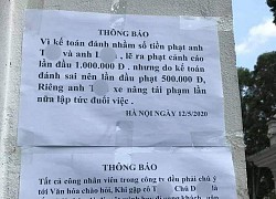 Xôn xao bảng thông báo của công ty: Không chào hỏi lãnh đạo lập tức đuổi việc!