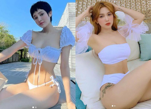 Hiền Hồ khoe body nuột nà cực gợi cảm với bikini