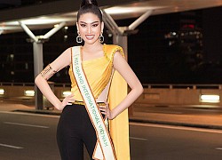 "Lên đồ" xuất trận Miss Grand, Á hậu Ngọc Thảo trùng ý tưởng với cựu Hoa hậu Hoàn vũ