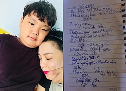 Bi Béo - con trai Xuân Bắc: Phụ mẹ việc nhà 1 ngày ghi bill thanh toán lên đến gần 400 nghìn