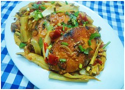 Cá thu sốt dưa thơm ngon ngày mưa
