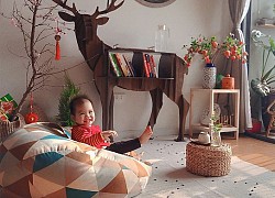 Căn hộ trên cao lột xác ngoạn mục đẹp như mơ để đón Tết nhờ sở thích mê decor của bà mẹ trẻ Hà Nội