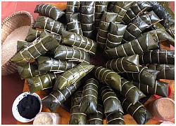 Độc đáo bánh chưng đen Na Kim