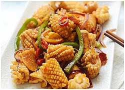 Mực xào rau củ cay kiểu mới vừa ngon vừa đẹp mắt
