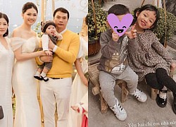 Quý tử hơn 1 tuổi nhà Á hậu Thanh Tú lớn ngang cô bé 5 tuổi
