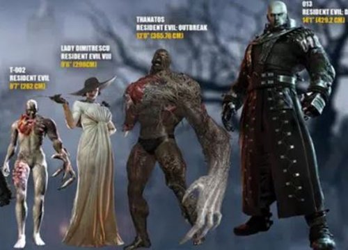Sở hữu chiều cao ấn tượng, ác nữ của Resident Evil vẫn chỉ xếp thứ 3 về độ "khủng"