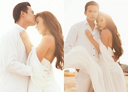Thúy Diễm than thở thèm đi biển, Lương Thế Thành đáp trả 'mặn' theo cả nghĩa đen lẫn nghĩa bóng