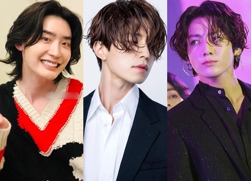 5 sao nam lột xác visual nhờ để... tóc dài: Jungkook - Lee Dong Wook đẹp như tiên tử, đến Lee Jong Suk lại muốn ngã ngửa