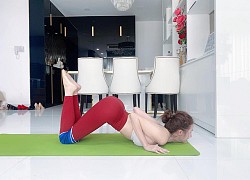 Các động tác yoga gợi cảm giúp hoa hậu Phan Thị Mơ giữ dáng