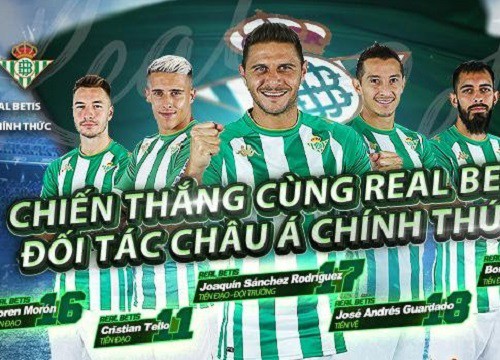 CLB bóng đá Real Betis ký kết hợp đồng đối tác cùng JBO