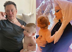 Elon Musk và bạn gái khoe ảnh con trai