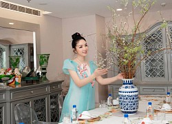 Giáng My trang hoàng biệt thự chuẩn bị đón Tết