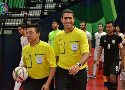 Trọng tài Trương Quốc Dũng tiếp tục điều hành tại World Cup Futsal