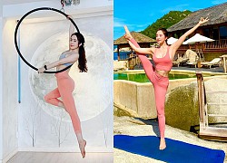 Diễn viên Quỳnh Nga: 'tôi tập yoga bay để có thân hình thon gọn'