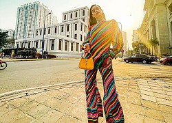 Street style ngày cận Tết của sao Việt: HH Đỗ Thị Hà diện váy đỏ may mắn, Hà Hồ chơi lớn với sắc màu không ai địch nổi