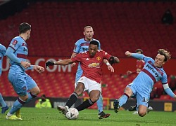 Thắng vất vả West Ham, Man Utd vào tứ kết FA Cup