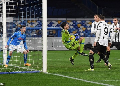 C.Ronaldo bất lực, Juventus gục ngã trước Napoli