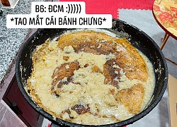 'Bắt chước' làm món bánh chưng chiên... nước lọc, cô gái có thành quả 'chỉ muốn vứt đi'