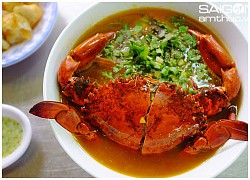 Độc đáo bánh canh cua nguyên con ở Sài Gòn