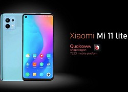 Hình ảnh mới của Xiaomi Mi 11 Lite "khoe" màn hình phẳng phía trước