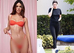 Loạt ảnh body tỷ lệ khó tin của Kendall Jenner bị tố được PTS, "thánh soi" khẳng định trông khác xa ngoài đời